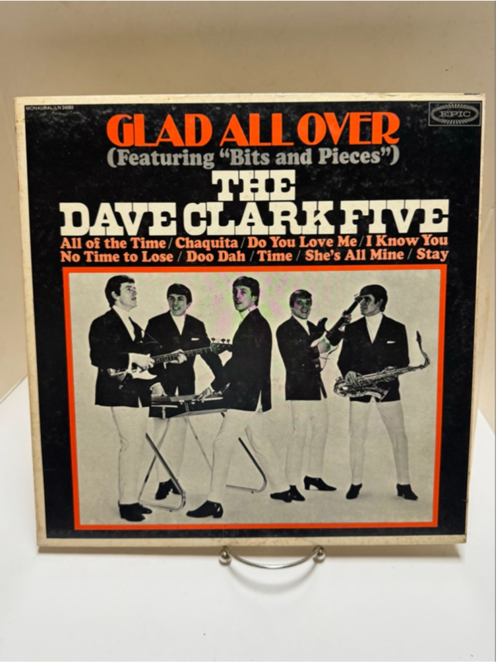 Glad All Over The Dave Clark Five Vinyl Record Epic 1964